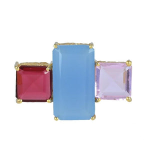 Almila Ring - Multi - Colored - CELESTINE - Designer Rings