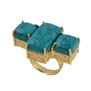 Almila Ring - Turquoise - CELESTINE - Designer Rings