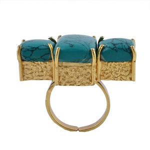 Almila Ring - Turquoise - CELESTINE - Designer Rings