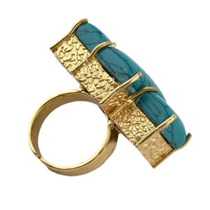 Almila Ring - Turquoise - CELESTINE - Designer Rings