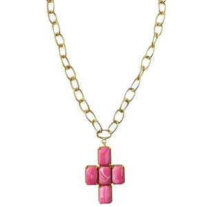 Bella Necklace - Candy Pink - CELESTINE - Designer Necklaces