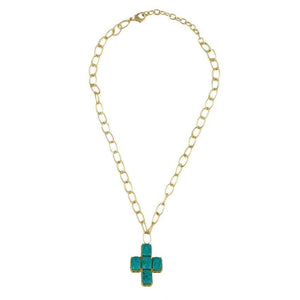 Bella Necklace - Turquoise - CELESTINE - Designer Necklaces