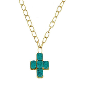 Bella Necklace - Turquoise - CELESTINE - Designer Necklaces