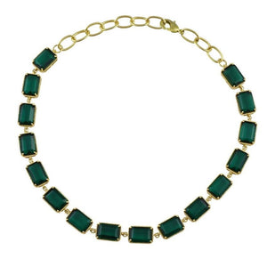 Catina Necklace - Green - CELESTINE - Designer Necklaces