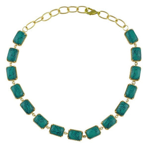 Catina Necklace - Turquoise - CELESTINE - Designer Necklaces